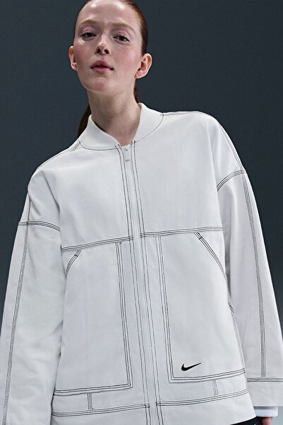 Nike Clothing Street GX Oversized Cargo Jacket Bol Kesim Ferrmuarlı Kanvas Ka...