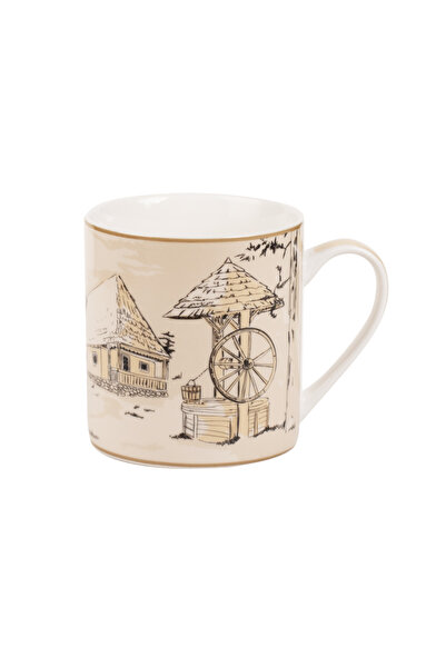 Magnetella Porcelain mug, Romanian Village, 325 ml, MB293