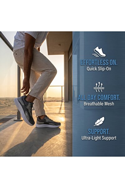 SAUDI STEPS Classic Unique Italian Designer Men’s Breathable Athletic Sneaker...