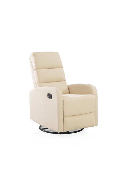 Midas Furniture LINEN SWIVEL RECLINER 66X94X102 CM BEIGE