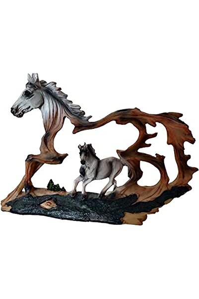 Generic Horse Statue, Horse Resin Figurine Horse Showpiece for Home Decoratio...