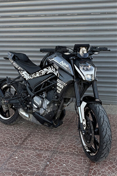 Banxtre CFMOTO NK250 için Tribal Detaylı Komple Jant ve Grenajlar için Sticke...
