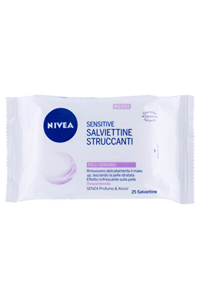 NIVEA VISAGE SENSITIVE MAKEUP REMOVER WIPES 25 PCS.