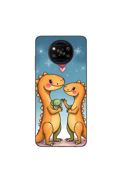 OEM Case compatible with Xiaomi Poco X3 Pro Silicone Gel Tpu Pattern Dino Cut...
