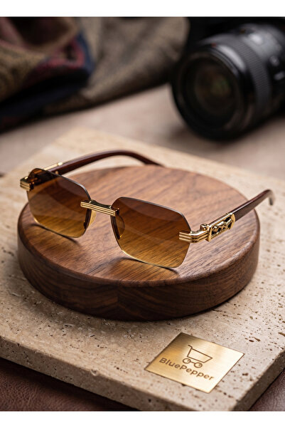 BluePepper Masculine Model Sunglasses with Lion Detail, Color Choices, Unisex...