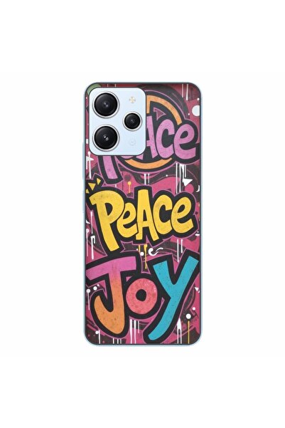 OEM Husa compatibila cu Xiaomi Redmi 12 4G Silicon Gel Tpu Model Peace and Jo...