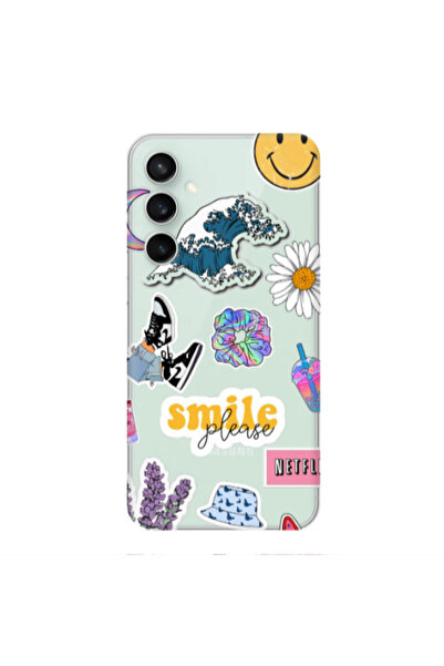 Other Samsung S24 Plus Smile Moon Transparent Silicone TPU Θήκη