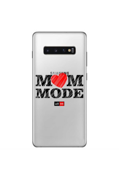 Other Samsung S10 Mom mode on Transparent Silicone TPU Θήκη