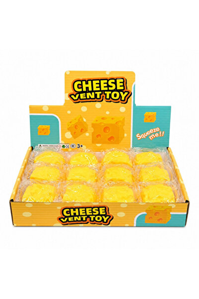 BaoBao Jucărie Antistres Brânză din Silicon 5x5x5cm - Cheese Vent Toyi /