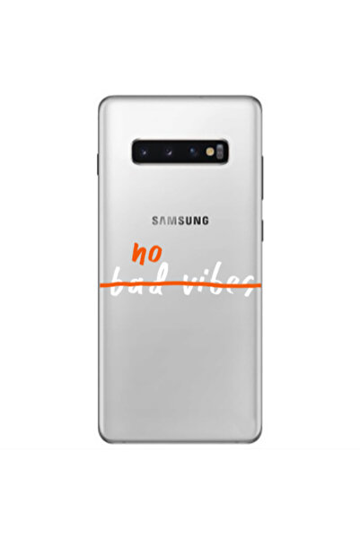 Other Samsung S10 E No bad vibes 2 Transparent Silicone TPU Θήκη