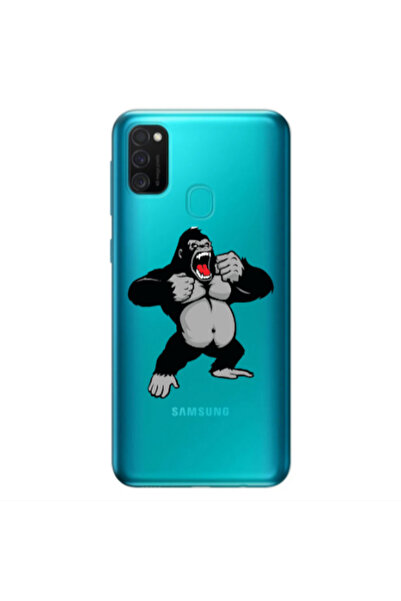 Other Samsung M21 Angry Gorilla2 Transparent Silicone TPU Θήκη