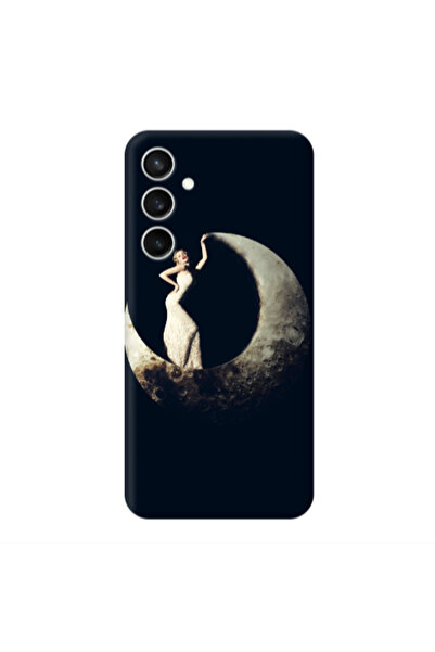 Other Samsung S24 Plus Woman in moon Transparent Silicone TPU Θήκη