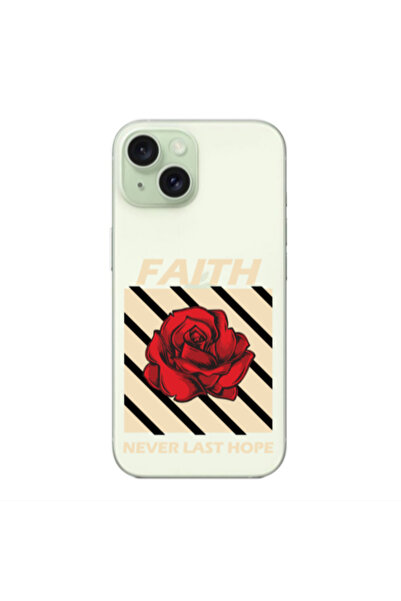 Other Apple iPhone 15 Plus Faith Never Last Hope Transparent Silicone TPU Θήκη
