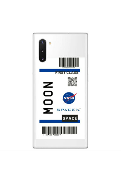 Other Samsung Note 10 Plus Moon spacex Transparent Silicone TPU Θήκη