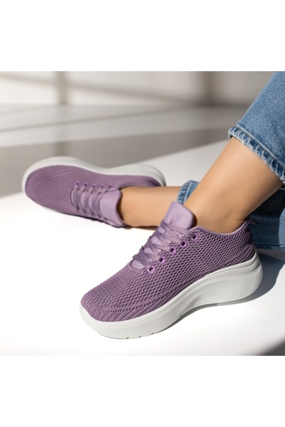 Modlet.ro Women's purple platform sneakers EMA20