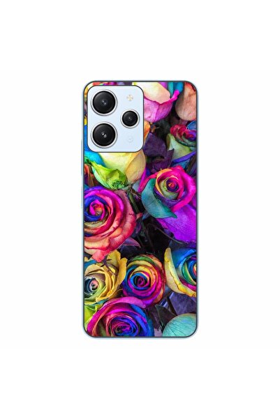 OEM Husa compatibila cu Xiaomi Redmi 12 4G Silicon Gel Tpu Model Trandafiri C...
