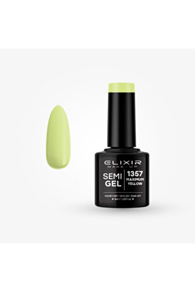 Elixir SEMI GEL (ΗΜΙΜΟΝΙΜΟ BΕΡΝΙΚΙ) - 1357 (MAXIMUM Yellow) 8ML
