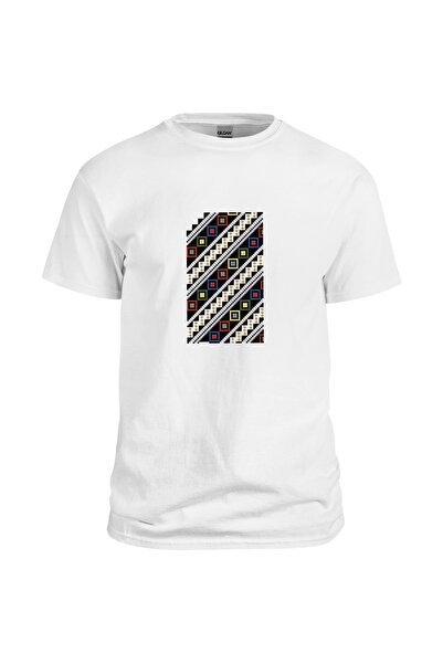 Leistung C&R t-shirt with traditional motifs from Gorj Budieni county