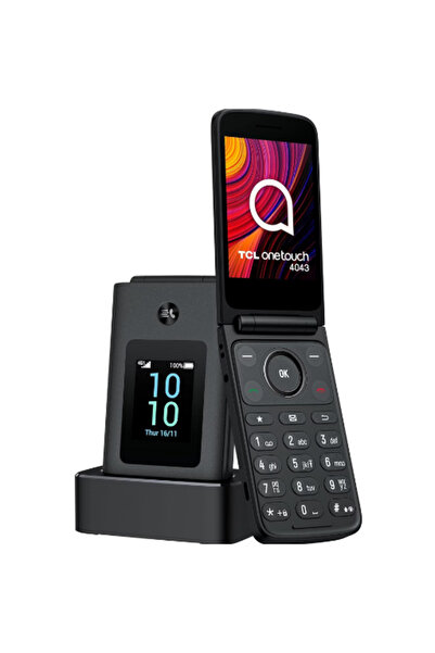 TCL Telefon mobil pliabil OneTouch 4043D, 3.2", 48MB RAM, 128 MB, 4G LTE, Dua...