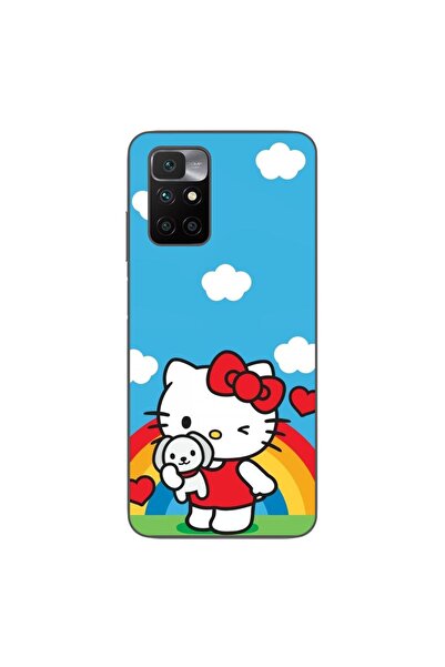 OEM Husa compatibila cu Xiaomi Redmi 10 Silicon Gel Tpu Model Hello Kitty Rai...