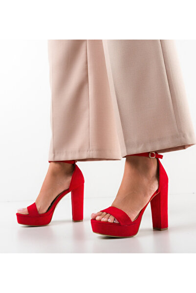 BENOTTİ Women's Rasber Red Sandals