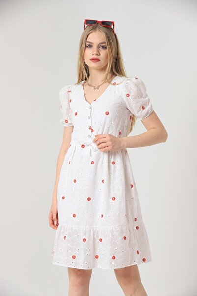 TOPSHOW Women's Dress D2284 Red