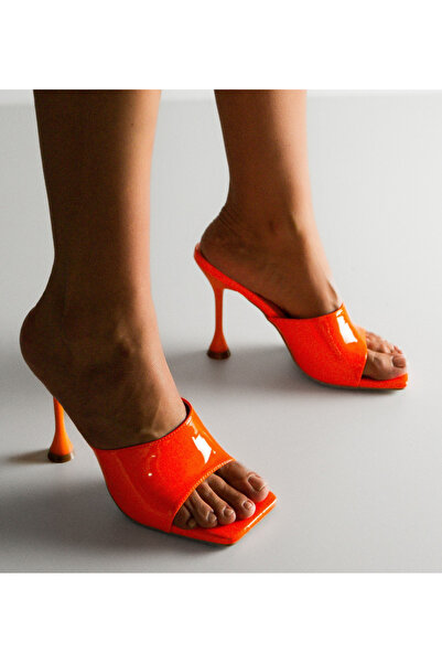 BENOTTİ Rachel Orange Heeled Clogs