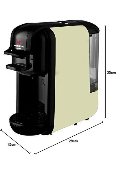MEBASHI 3-in-1 Multifunction Espresso Capsule Coffee Machine, 600ML Water Tan...