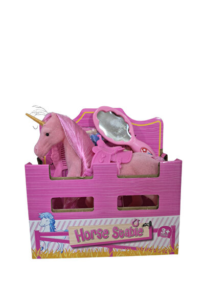 Birlik Oyuncak Aynalı Aksesuarlı Kadife Unicorn At