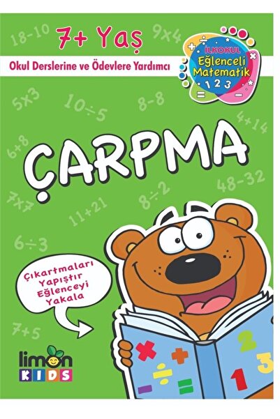 Limonkids İlk Okul Eğlenceli Matematik Çıkartmalı Çarpma