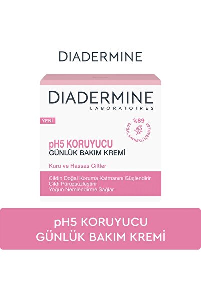 zmc Diadermine Ph5 Kuru Ve Hassas Ciltler Için Koruyucu Nemlendirici Günlük D...