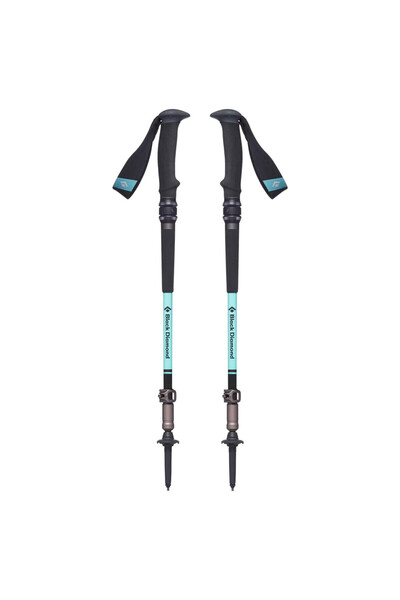 BLACK DİAMOND WOMEN'S TRAIL PRO SHOCK TREKKING POLES ALPINE LAKE 62-125 CM