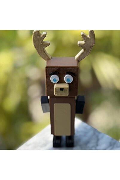 Süper Ayı Dev Geyik Figürü ( Super Bear Adventure) – 3D Baskı Figür