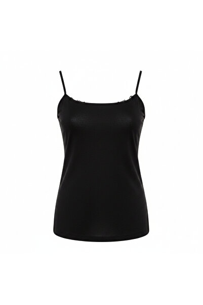 esmara Women's Black Linen Sleeveless Top - New