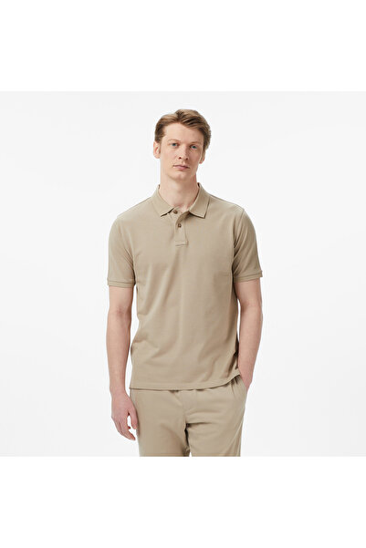 Nautica Erkek Bej Regular Fit Polo Yaka T-Shirt