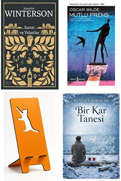 TÜRKİYE İŞ BANKASI KÜLTÜR YAYINLARI Art and Lies + Happy Prince + Phone Holde...