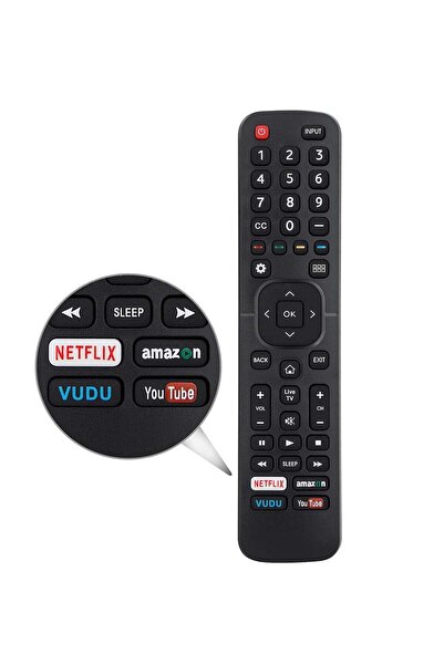 Genneric جهاز تحكم عن بعد عالمي من PopZaNew متوافق مع جميع تلفزيونات هايسنس ا...
