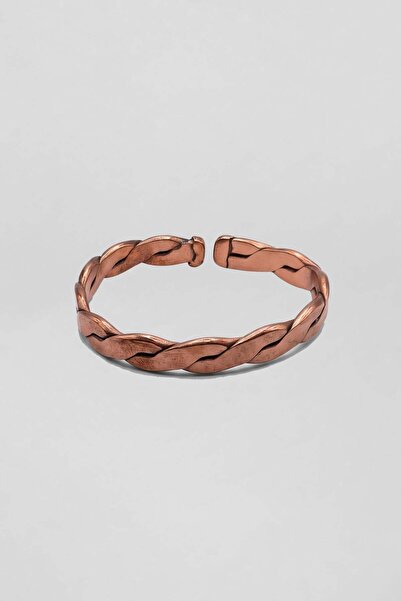 ablukaonline Unisex Handmade Copper Braided Bracelet Copper