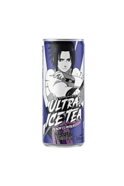 ULTRA Ceai rece negru cu piersici Sasuke, 330 ml