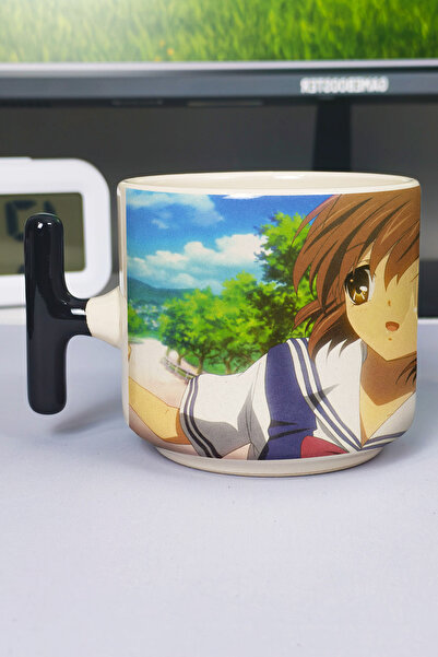 ZipZap كوب سيراميك فاخر مطبوع عليه رسومات أنمي من Clannad: After Story (قطعة ...