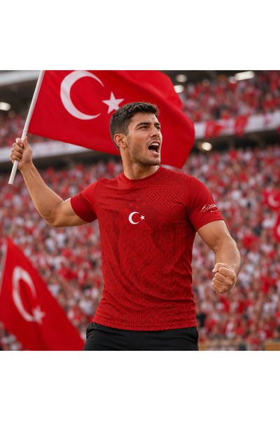 DD Sport DD SPORTS ÖZEL TASARIM KURT MOTİFLİ TÜRKİYE FORMASI