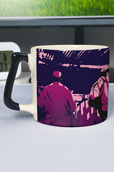 ZipZap Cowboy Bebop Anime Printed Ceramic Luxury Mug (1 Piece) Custom Black H...