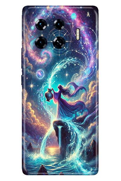 TECNO Spark 20 Pro+ Plus Kılıf Kova Burcu Temalı Desenli Darbe Emici Silikon