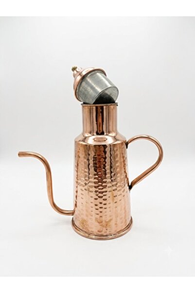 AURA COPPER Bakır El Dövmesi Yağdanlık & Sosluk & Sirkelik Geleneksel 500-700 ML