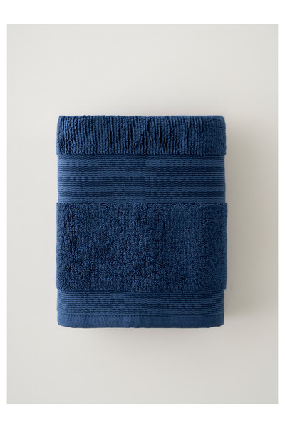 LC Waikiki Nevavm 100% Cotton Juna Face Towel Navy Blue (50X70 cm)