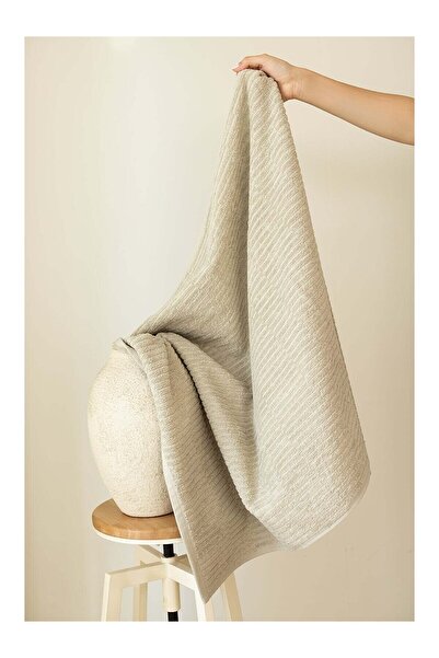 LC Waikiki Nevavm Farkıyla Earth Bath Towel 70X140Cm Green