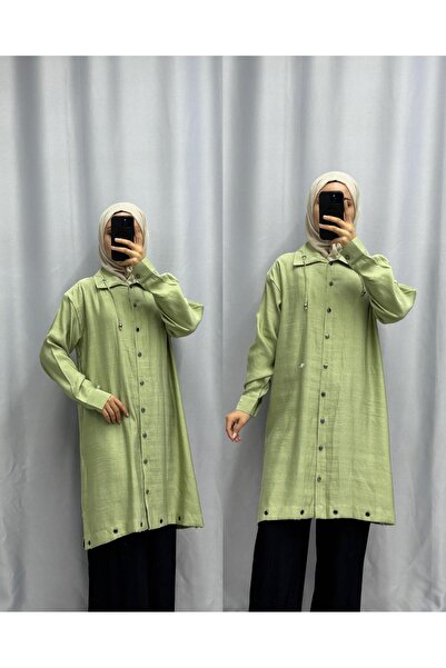 moda acar Bird-Eye Tesettür Tunic