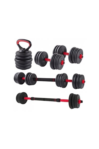 FitTronic Ρυθμιζόμενο kettlebell 6 σε 1 20 κιλά KF20, με πολλαπλές δυνατότητε...