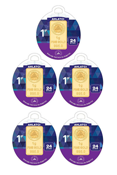 Ahlatçı Altın 24 Ayar - 5 Gram Külçe Altın