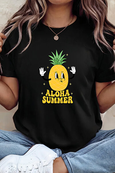Sarah's Boutique Women's T-shirt – 100% cotton – Aloha Summer